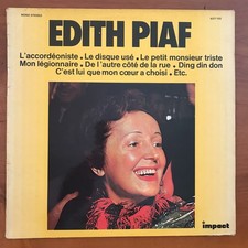 EDITH PIAF  L'accordéoniste /