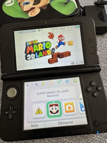 Nintendo 3ds rouge noir 3d - 3ds, xl