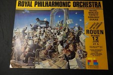 ROYAL PHILHARMONIC ORCHESTRA affiche authouart exposition galerie  spectacle 80