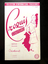 CROQUIS COCUTURE CRÉATIONS MANTEAUX TAILLEURS  HIVER 1962 - VINTAGE MODE 60