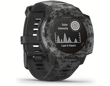 Garmin Instinct Solar Camo Edition – Montre GPS robuste à énergie solaire – Noir