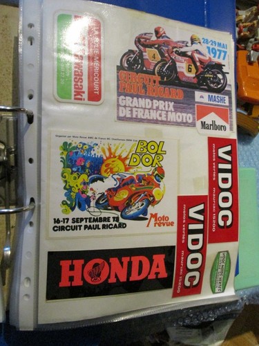 Autocollants moto paul - 7,