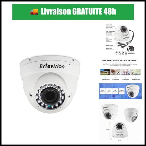 Caméra dôme surveillance 5mp - surveillance,
