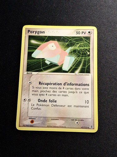 Exc porygon 112 ex - 47/112, rouge