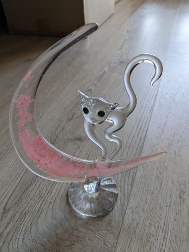 Sculpture statue chat avec - -,