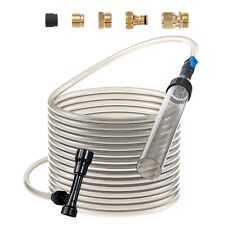 VEVOR Aspirateur à gravier pour aquarium nettoyeur à siphon en PVC de 10,1 m