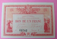 NECESSITE 1 FRANC CHAMBRE DE