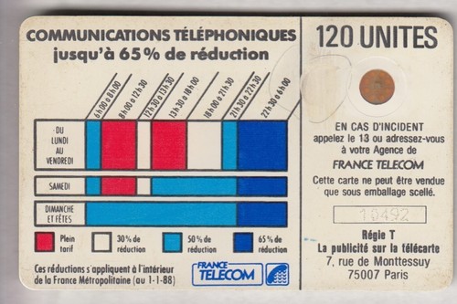 Variete telecarte cordon - variete,
