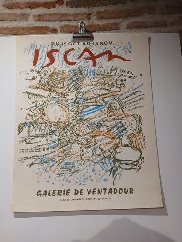 Affiche exposition iscan - exposition,