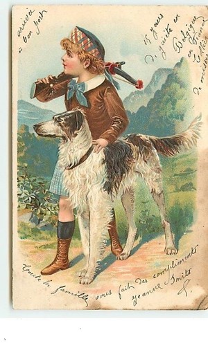 Carte gaufrée garçon - carte,