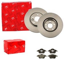 TRW Disques de Frein 300mm + Revêtements Avant Convient pour Ford Galaxy + S-MAX