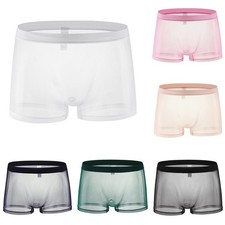 Boxer homme transparent sous
