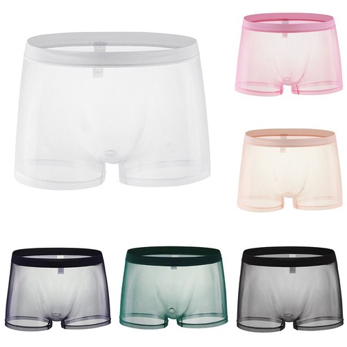 Boxer homme transparent sous