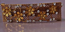 Rare Vintage barrette à cheveux Alexandre de Paris  hair clip plaqué or bijou