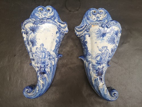 Paire grande bouquetières