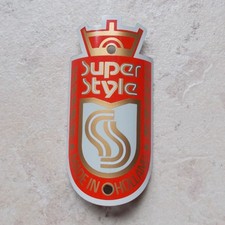 Ancienne plaque vélo SUPER
