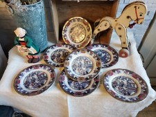 7 assiettes japonisante canton