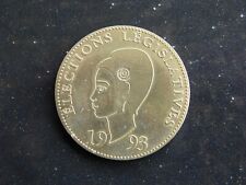 Médaille Elections législatives 1993 composition de l' Assemblée Nationale