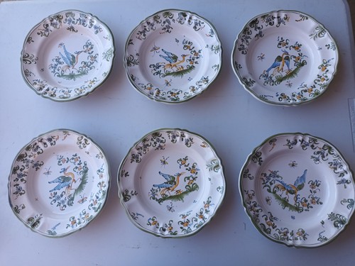 Lot assiettes creuses en - lot,6,
