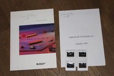 (124A) Informations presse Chrysler Voyager 2.0 litres Octobre 1996