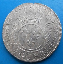 Louis XIV , écu aux palmes