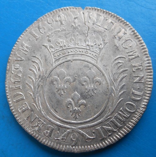 Louis xiv écu aux - aux, palmes