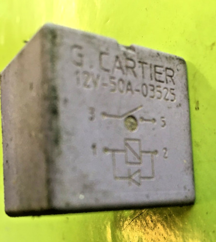 Relais cartier 12v - /, /