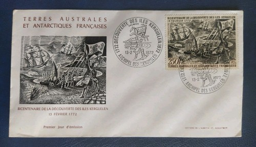 Enveloppe premier jour 1972 - premier,