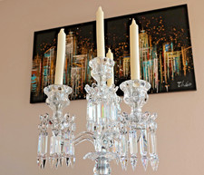 Candélabre cristal Baccarat