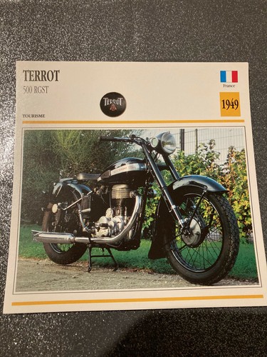 Carte fiche moto - fiche, collection