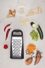 Microplane - Elite Boîte Râpe - Râpe 4 Faces 5 Lames 34019E Revendeur