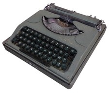 Machine à écrire portative M J Rooy type armée française Indochine/Algérie