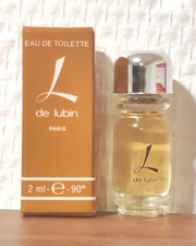 Rare. Extrait de Parfum L de Lubin 2 ml. Sérigraphie. Boite. Plein. Parfait état