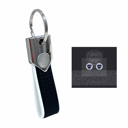 Porte clés blanc - porte-clés, carbone