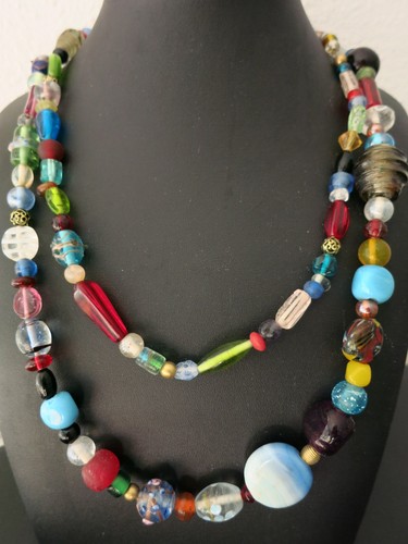 Collier sautoir 130 perles - 130,