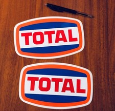 2 gros Autocollant TOTAL