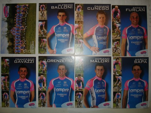 Cyclisme cartes lampre - cyclisme, 8