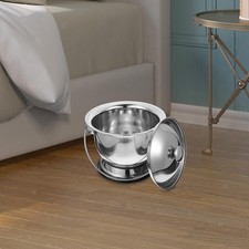 Pot de chambre avec couvercle, Pot d' d'intérieur résistant aux