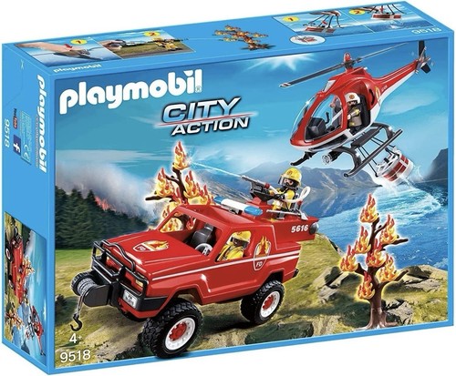 Playmobil hélicoptère 4x4 - hélicoptère,