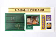 NOREV ANCIEN AUTOCOLLANTS POUR FAÇADE GARAGE PICHARD CITROËN DIORAMA