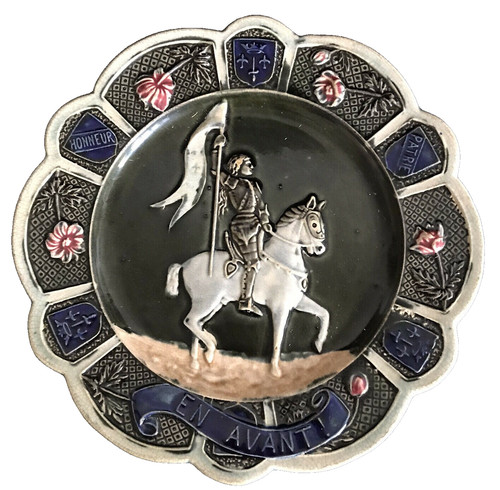 Ancienne assiette historiée - ancienne,