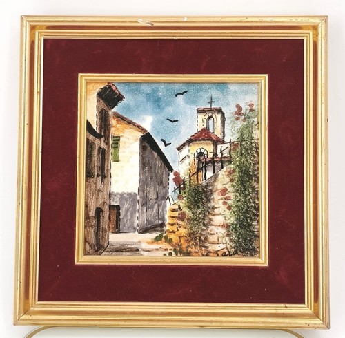 Tableau céramique émaillée - tableau,