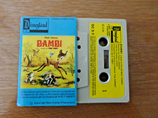 Cassette audio / K7 " BAMBI  "  DISNEYLAND Walt Disney P.LARQUEY / BIEM