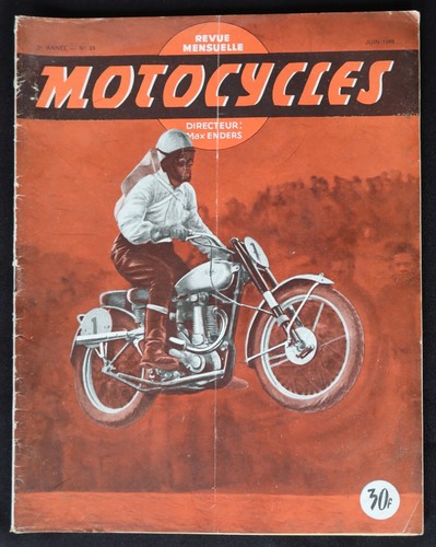 Revue motocycles 1949 - motocycles, n°52