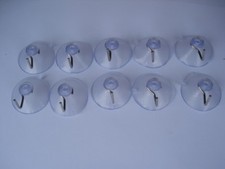 Lot de 10 ventouses avec crochets porte torchon serviette salle bain cuisine