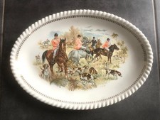 Grand plat de service ovale en