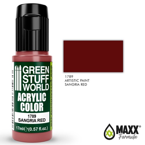 Peinture maquette sangria red - peinture,