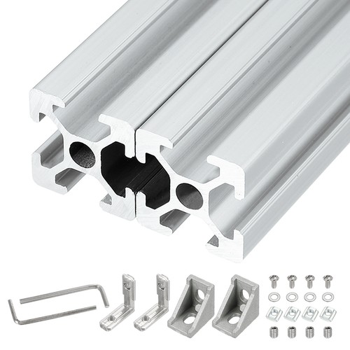 2pcs rail linéaire anodisé - rail,