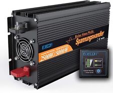 EDECOA Convertisseur 12V 220V Pur Sinus 2500W Transformateur 2x USB Télécommande