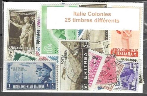 Italie colonies timbres - italie,